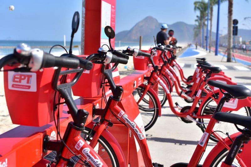 Itaipuaçu ganha mais uma estação das bikes vermelhinhas