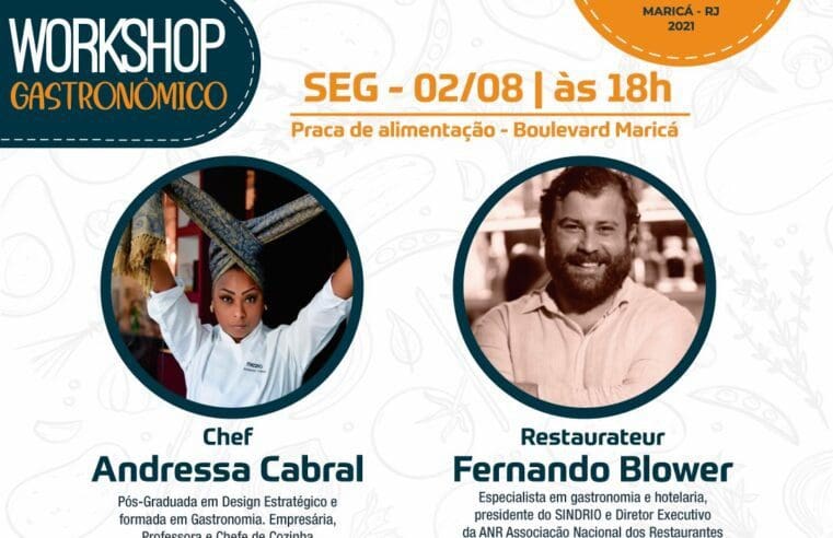 Workshop gastronômico traz qualificação e tendências do mercado para empresários de Maricá