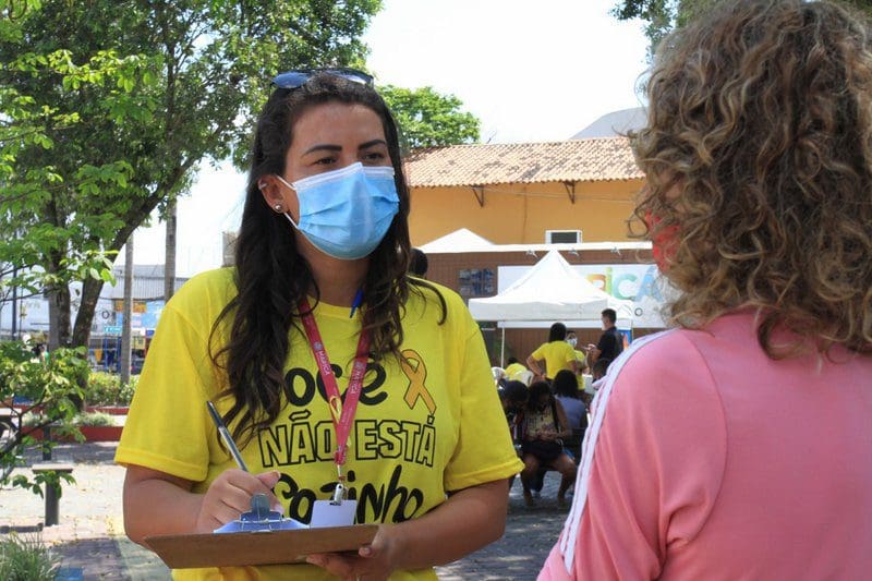 Maricá realiza acolhimento em saúde mental na Praça do Turismo