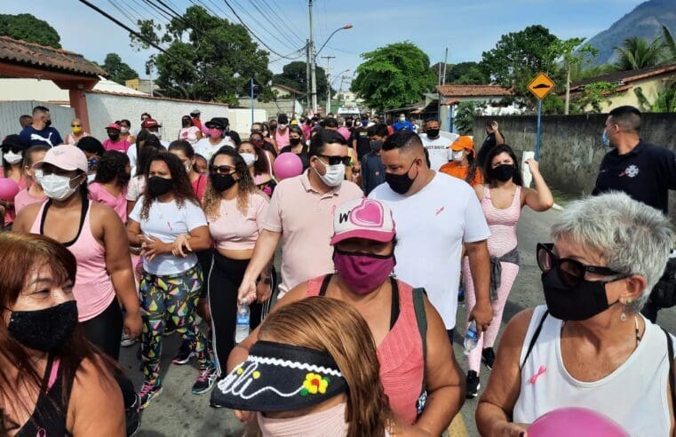 Sábado foi dia de caminhada e prevenção ao câncer