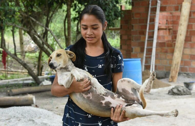 Prefeitura leva ação de saúde animal à aldeia indígena Mata Verde Bonita