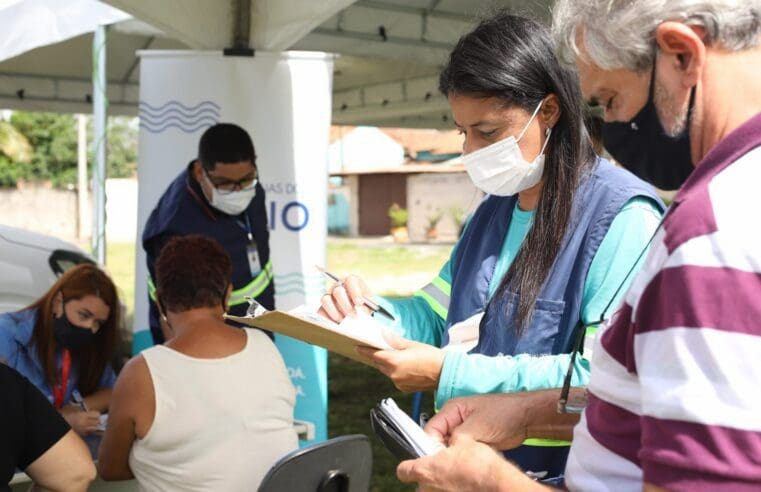 Procon-Maricá participa de ação conjunta com Águas do Rio em Itaipuaçu