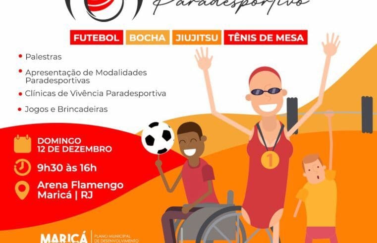 1º Festival Maricá Paradesportivo acontece na Arena Flamengo neste domingo (12/12)