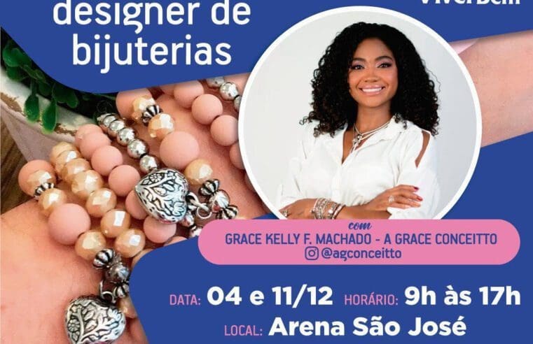 Prefeitura oferece curso gratuito de designer de bijuterias