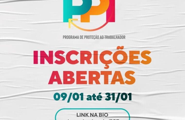 NOVO PAT: Maricá recebe inscrições para o Programa de Proteção ao Trabalhador (PPT)