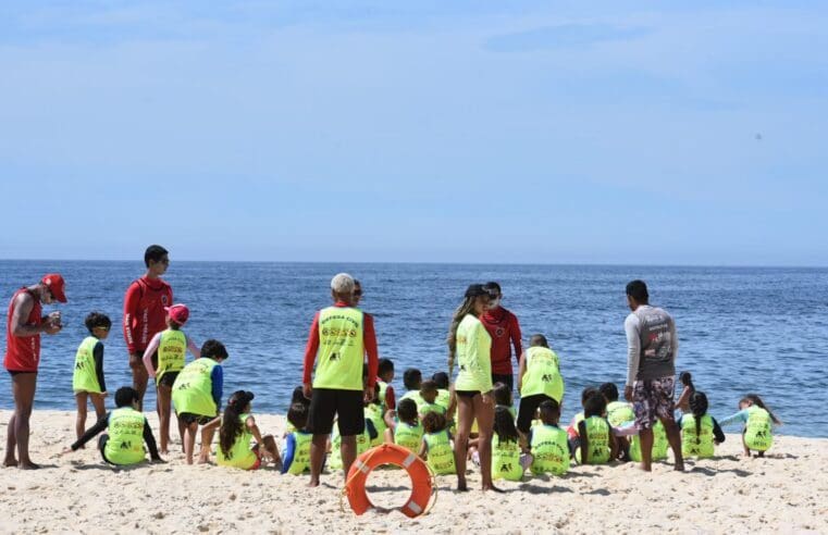 Projeto “Marola Certa” leva conhecimento preventivo para crianças e adolescentes na Barra de Maricá