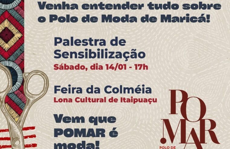 Prefeitura de Maricá apresenta Pólo de Moda para a população neste sábado (14/01), em Itaipuaçu