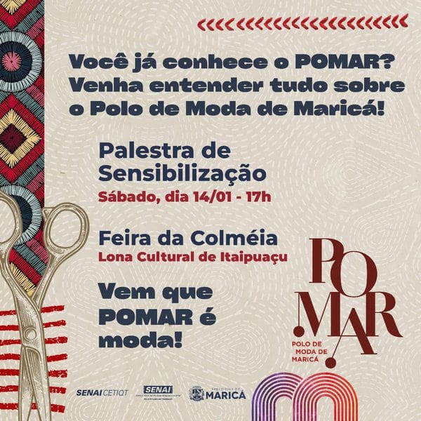 Prefeitura de Maricá apresenta Pólo de Moda para a população neste sábado (14/01), em Itaipuaçu