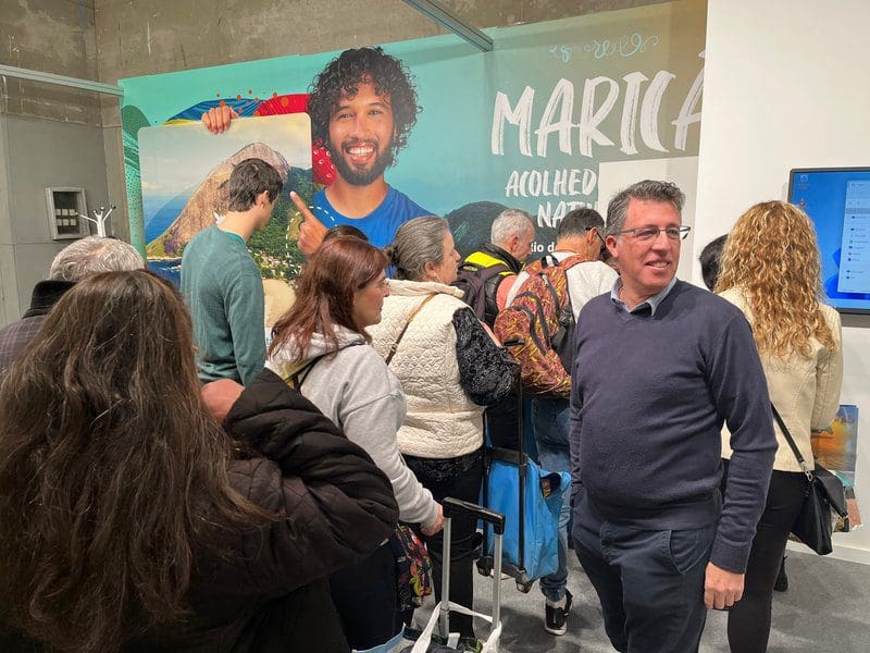 Fitur em Madrid abre as portas para público em geral e estande de Maricá recebe centenas de visitantes