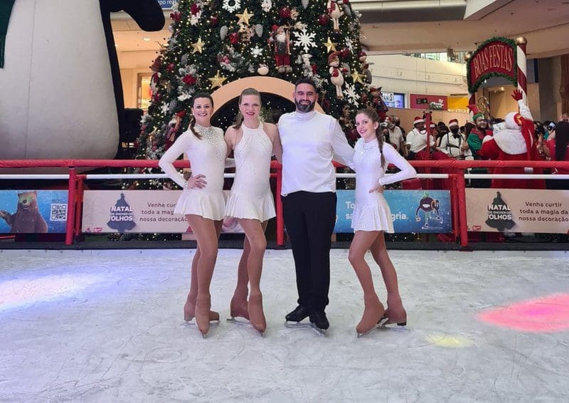 Maricá recebe cinco patinadores campeões brasileiros e sul-americanos no “Aventuras no Gelo”, em Araçatiba