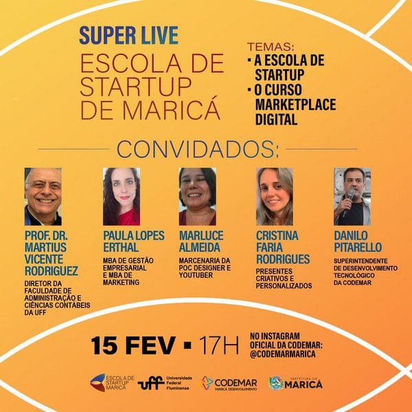 Escola de Startup de Maricá entrega certificados para alunos da primeira turma na quinta-feira (16/02)