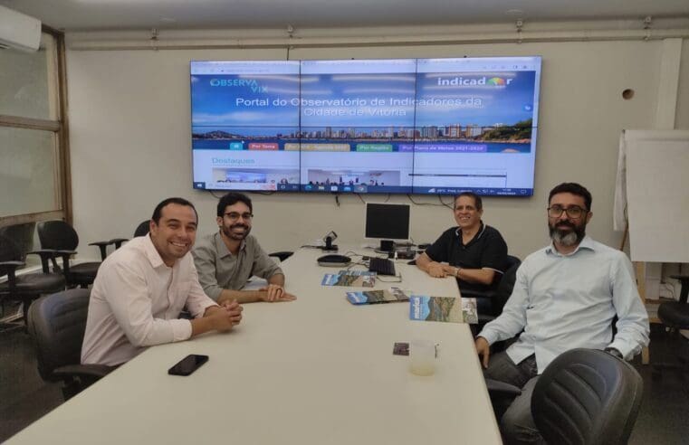 Representantes do Instituto Darcy Ribeiro visitam Observatório de Indicadores da Prefeitura de Vitória