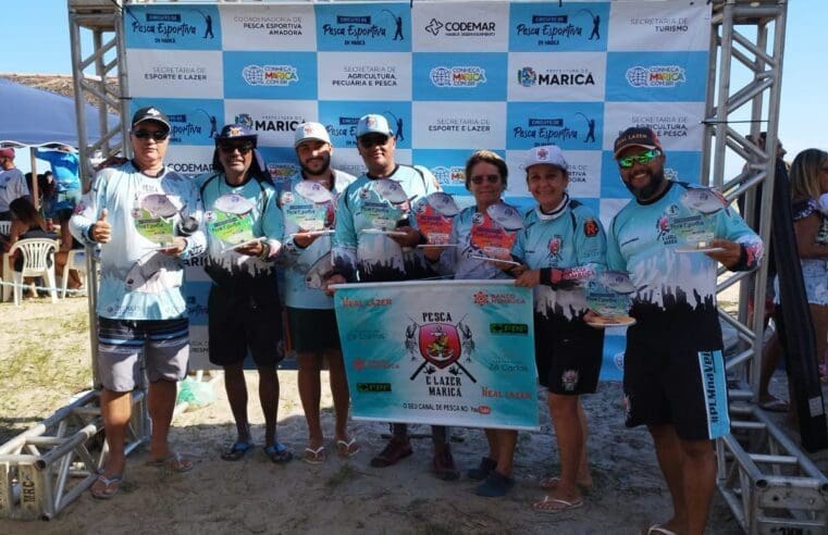 Pescaria, limpeza na areia da praia e música marcam a 2ª etapa do Circuito de Pesca de Maricá