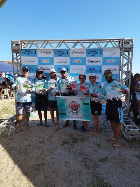 Pescaria, limpeza na areia da praia e música marcam a 2ª etapa do Circuito de Pesca de Maricá