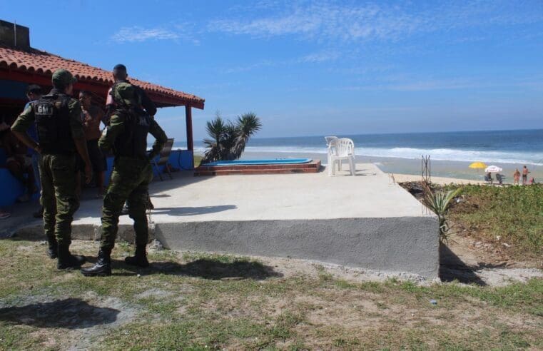 Prefeitura de Maricá embarga obra irregular em Cordeirinho