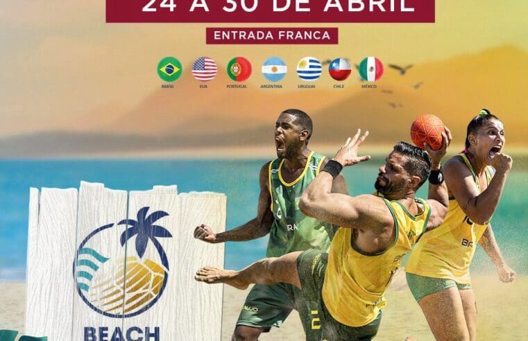 Maricá sedia competição internacional de handebol de praia