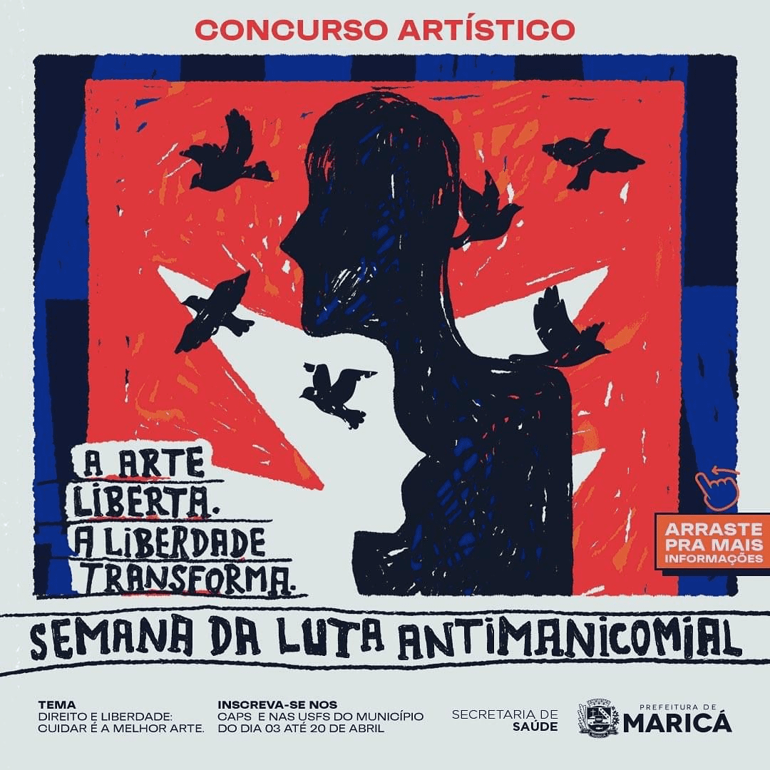 Prefeitura lança concurso para escolher a arte símbolo da Semana da Luta Antimanicomial