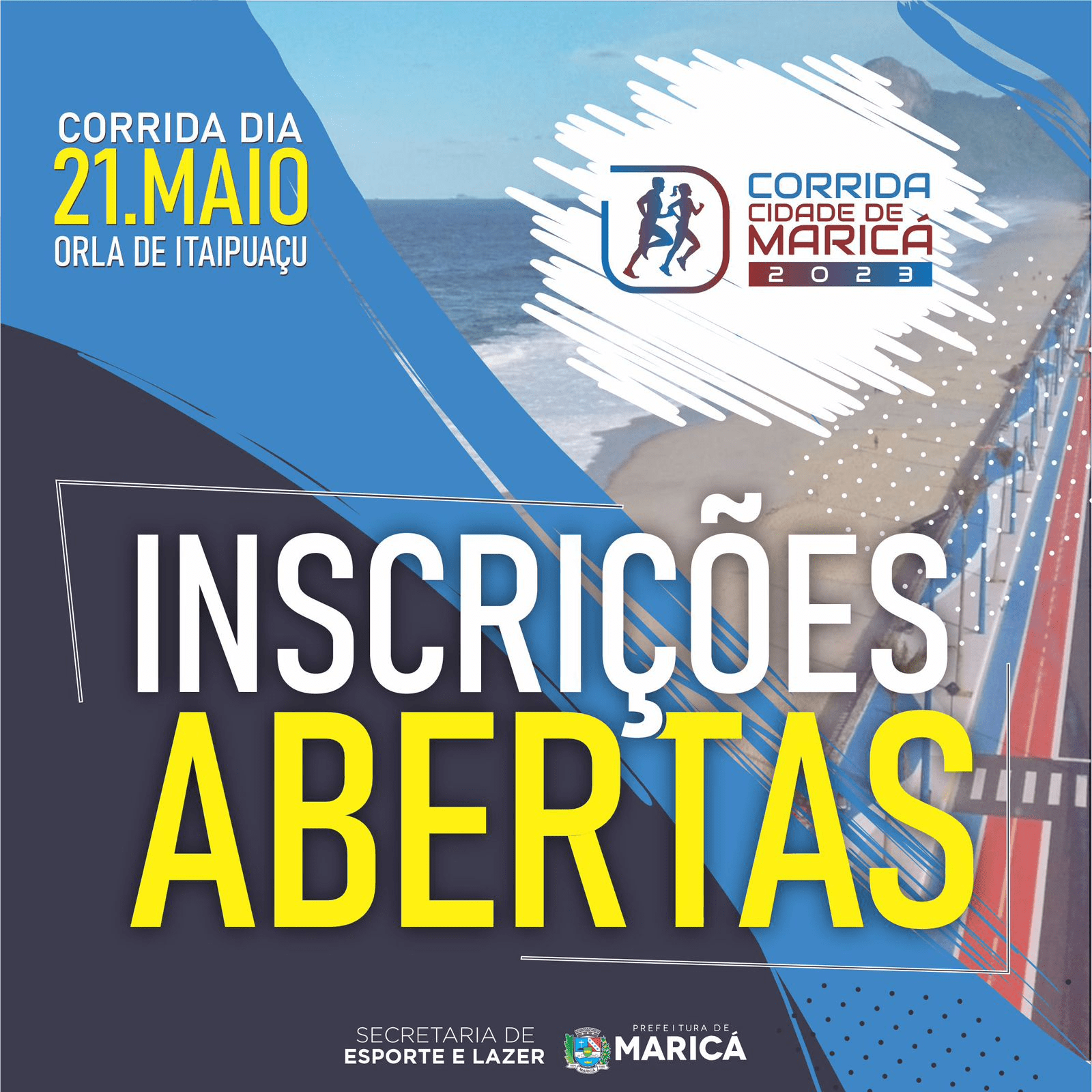 Prefeitura abre inscrições para ‘Corrida Cidade de Maricá’