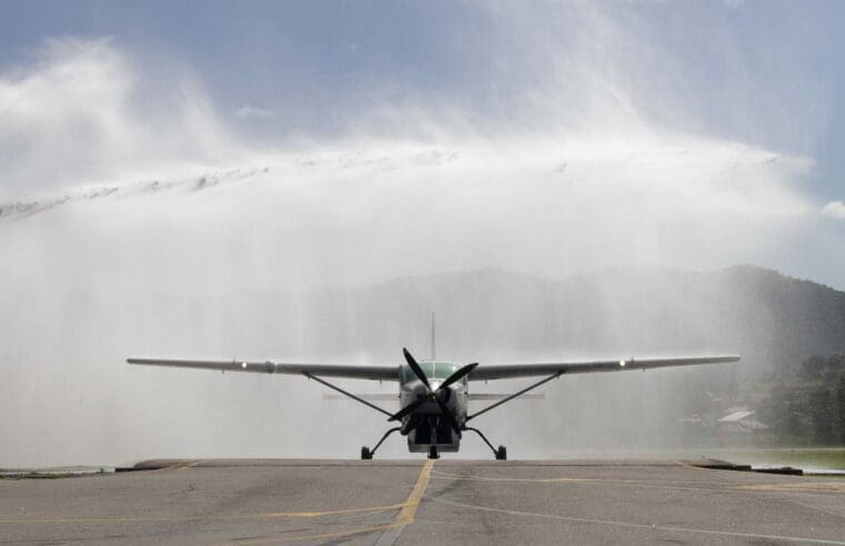 Aeroporto de Maricá recebe o 1º voo da Azul Conecta e fecha acordo com Líder Táxi Aéreo