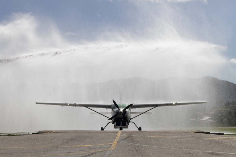 Aeroporto de Maricá recebe o 1º voo da Azul Conecta e fecha acordo com Líder Táxi Aéreo