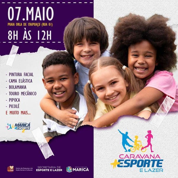 Itaipuaçu recebe Caravana Mais Esporte e Lazer neste domingo (07/05)