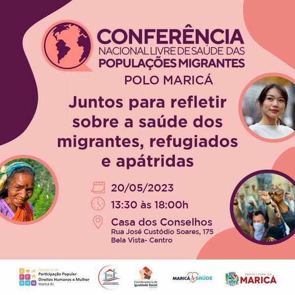 Maricá participará da Conferência Nacional Livre de Saúde das Populações Migrantes