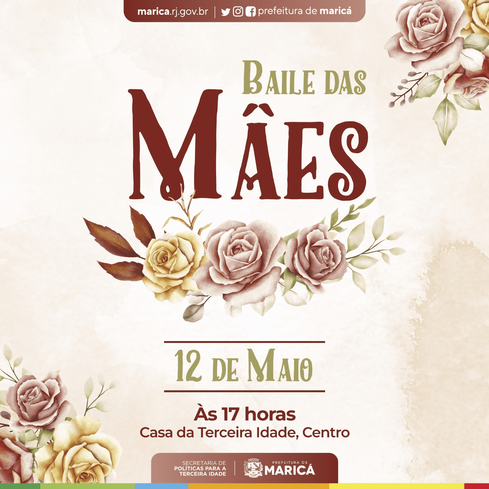 Casa do Idoso recebe Baile do Dia das Mães nesta sexta-feira (12/05)