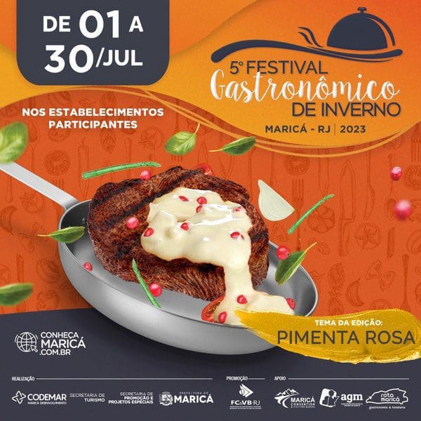 Pimenta rosa é tema do Festival Gastronômico de Inverno de Maricá a partir deste sábado