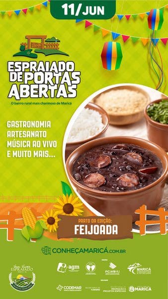 Festa junina é tema do Espraiado de Portas Abertas deste domingo (11/06)