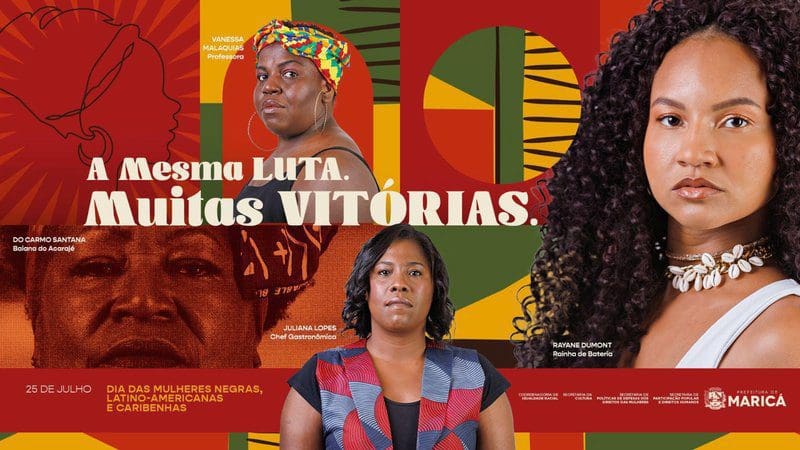 Maricá promove semana de eventos pelo Dia Internacional da Mulher Negra Latino-Americana e Caribenha