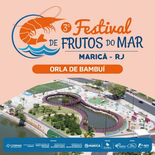 Orla de Bambuí recebe 3º Festival de Frutos do Mar a partir desta sexta-feira (25/08)