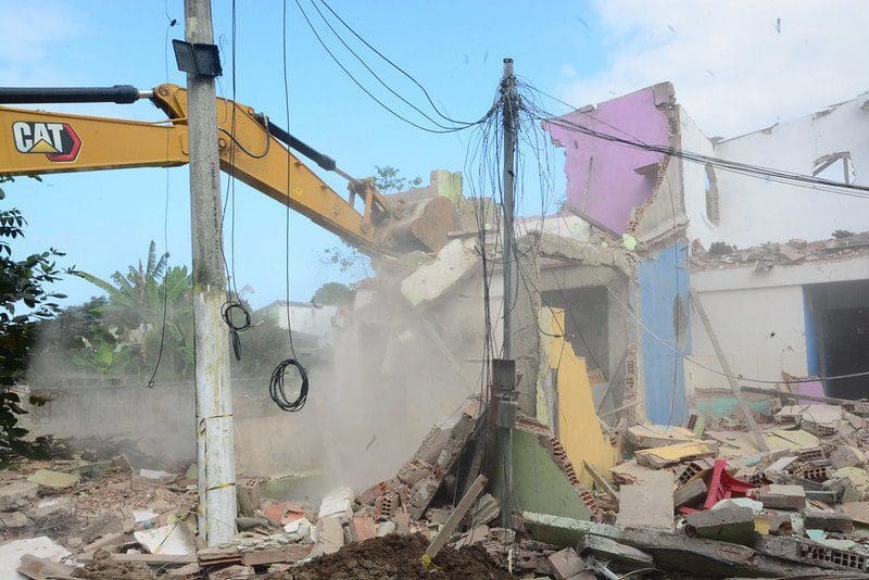 Gated retira mais oito construções irregulares na Mumbuca