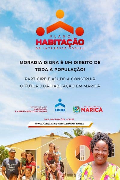 Prefeitura de Maricá abre inscrições para oficina de construção do Plano de Habitação de Interesse Social