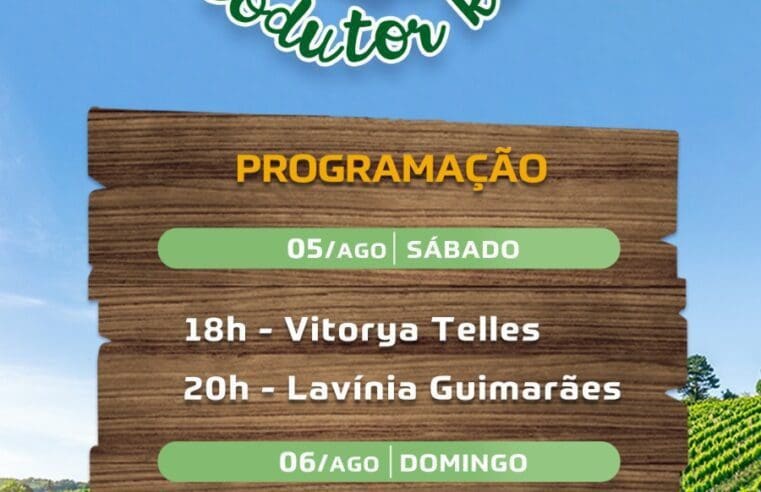 Secretaria de Agricultura promove a 5ª Festa do Produtor Rural neste fim de semana (05 e 06/08)