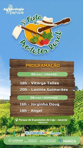 Secretaria de Agricultura promove a 5ª Festa do Produtor Rural neste fim de semana (05 e 06/08)