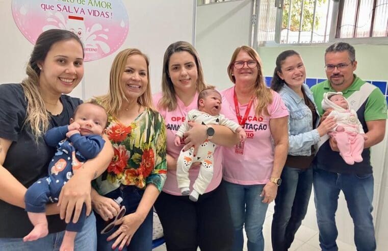 Agosto Dourado é celebrado com roda de conversa e homenagens no Centro Materno Infantil