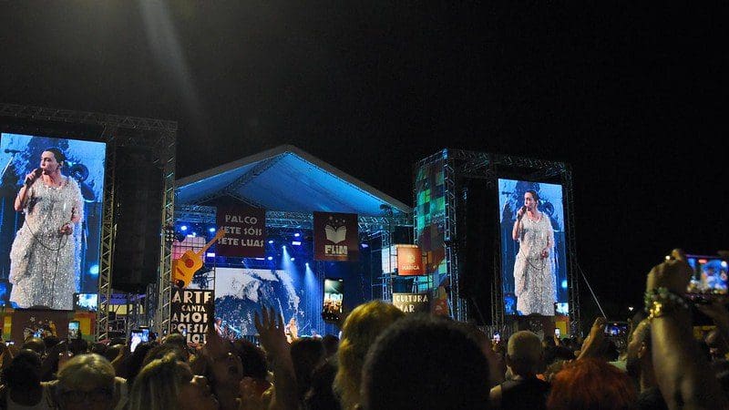 Gilberto Gil é homenageado na 8ª Festa Literária Internacional de Maricá