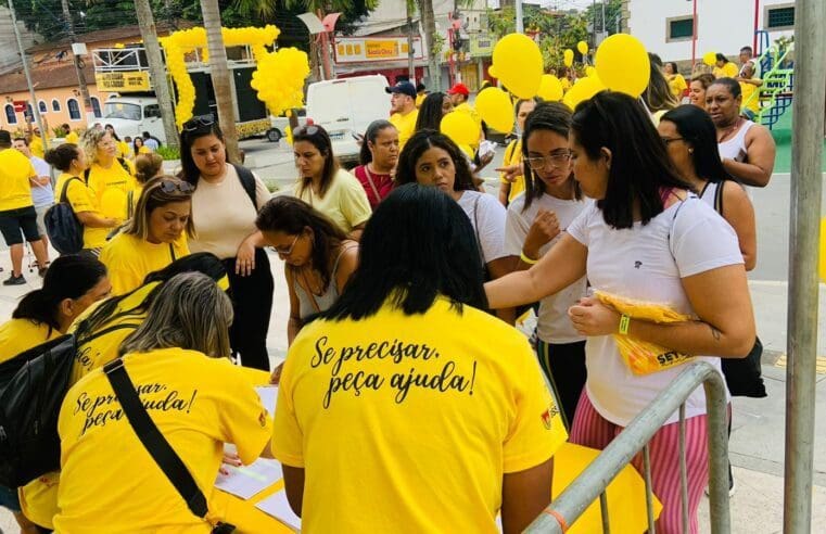 Caminhada mobiliza população de Maricá pelo Setembro Amarelo