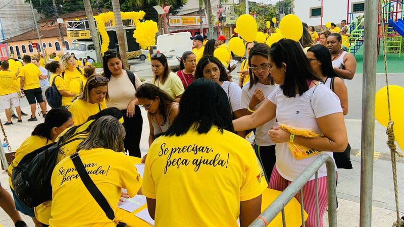 Caminhada mobiliza população de Maricá pelo Setembro Amarelo