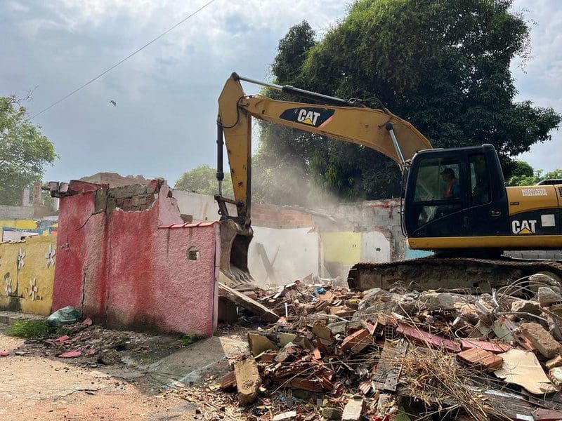 Gated conclui demolições no bairro das Pedreiras