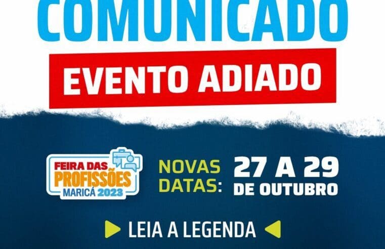 Abertura da Feira das Profissões será adiada devido a fortes chuvas