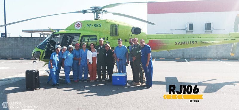 Missão de Vida: Paciente Anônimo Salva até 10 Vidas em Operação Aérea Inédita em Maricá