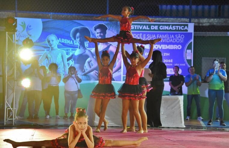 Festival de balé e ginásticas rítmica e artística agita São José do Imbassaí