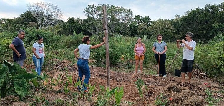 Inova Agroecologia Maricá faz análise de solos da Horta Comunitária de Cordeirinho