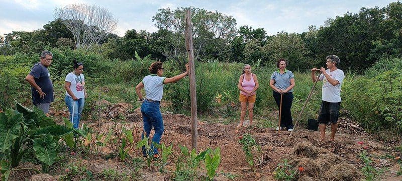 Inova Agroecologia Maricá faz análise de solos da Horta Comunitária de Cordeirinho