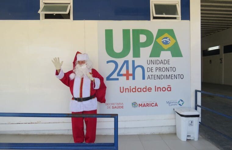 Saúde realizou ações de Natal nas unidades de Urgência e Emergência da cidade