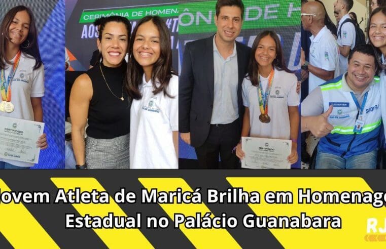 Jovem Atleta de Maricá Brilha em Homenagem Estadual no Palácio Guanabara