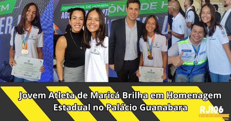 Jovem Atleta de Maricá Brilha em Homenagem Estadual no Palácio Guanabara