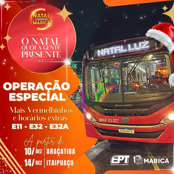 EPT disponibiliza ônibus extras a partir deste domingo (10/12)