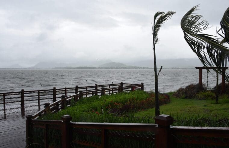 Fim de semana com chuva em Maricá